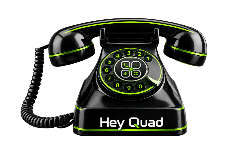 The Hey Quad rotary phone